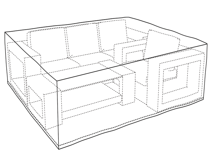 Storage for furniture sets, sofas